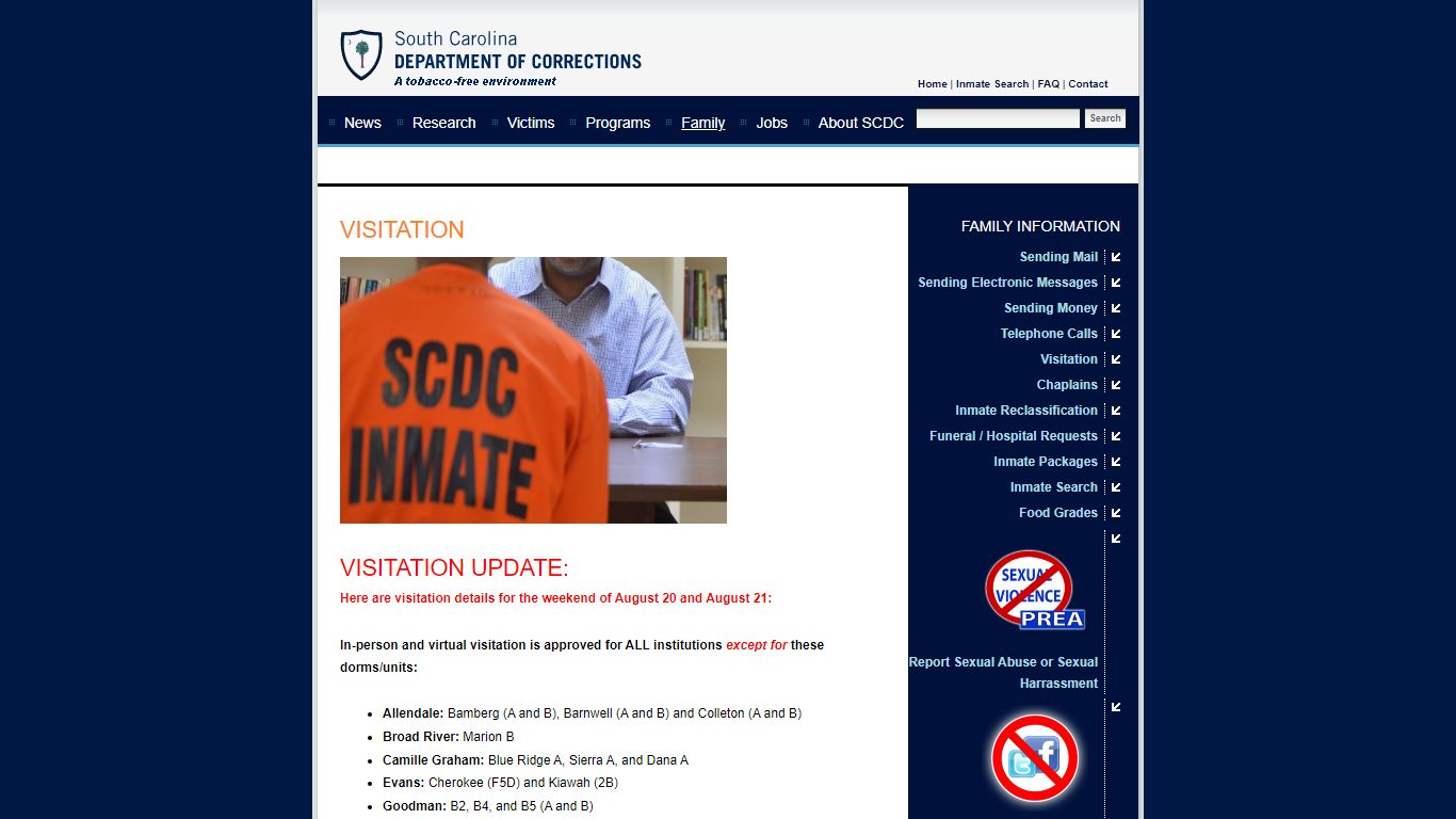 SCDC | South Carolina Department of Corrections